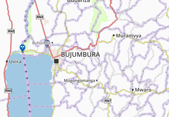 Mapa Burarana