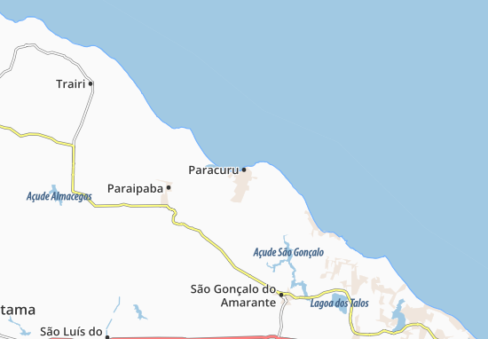 Mapa Paracuru