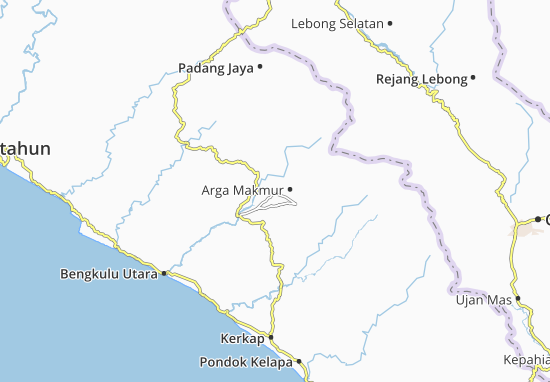 Karte Stadtplan Arga Makmur