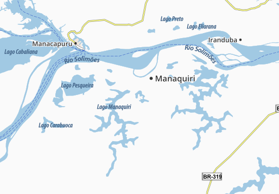 Karte Stadtplan Manaquiri