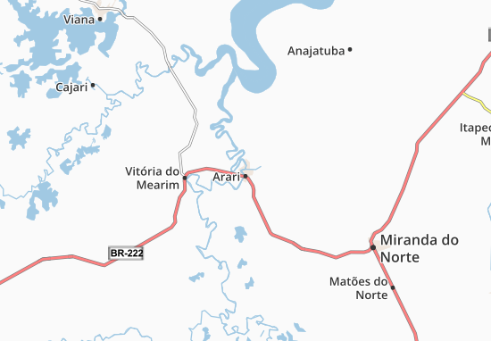 Mapa Arari
