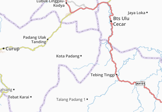 Karte Stadtplan Kota Padang