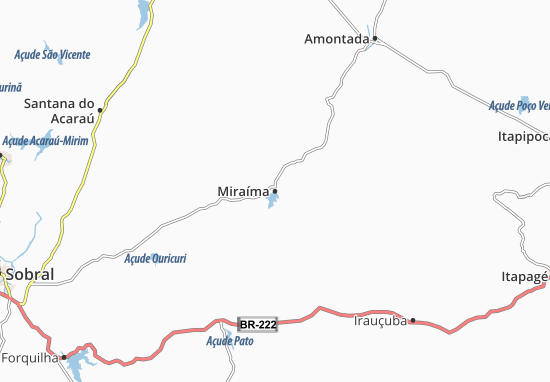 Miraíma Map