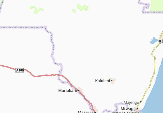 Mapa Kinango