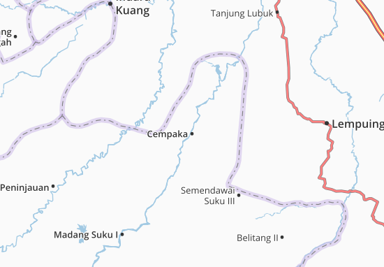 Kaart Plattegrond Cempaka