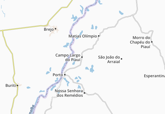 Mappe-Piantine Campo Largo do Piauí