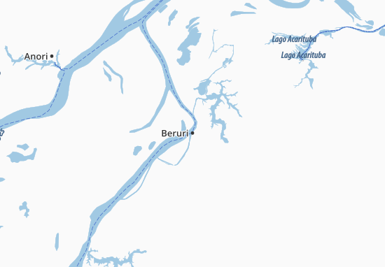 Karte Stadtplan Beruri