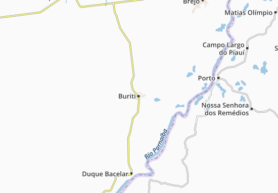 Kaart Plattegrond Buriti