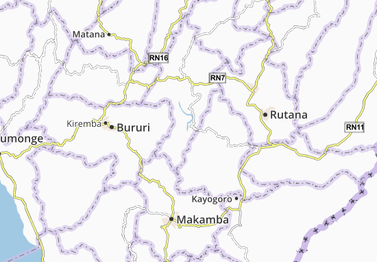 Mapa Burambi