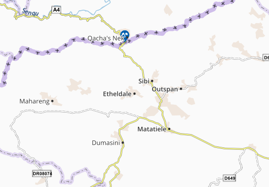 Mapa Etheldale