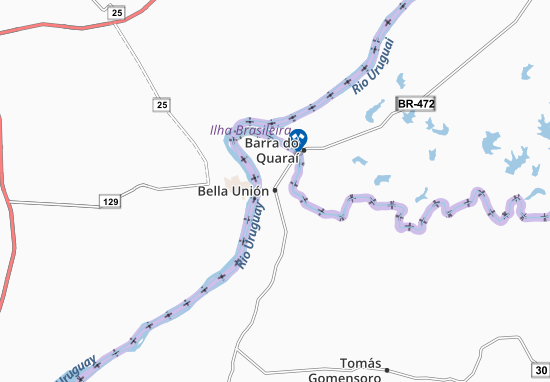 Mapa Bella Unión