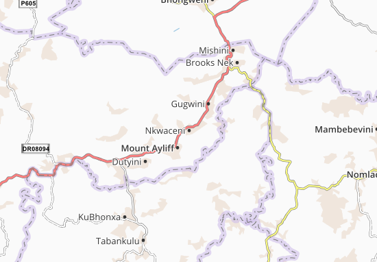 Karte Stadtplan Nkwaceni