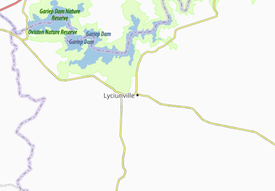 Mapa Lyciunville