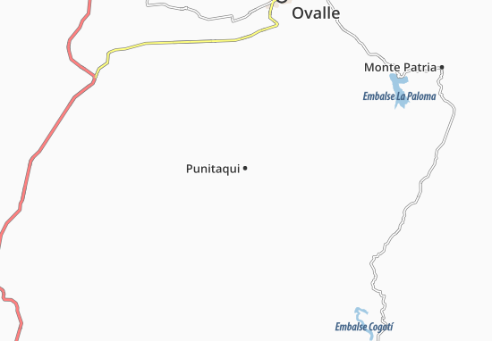 Karte Stadtplan Punitaqui