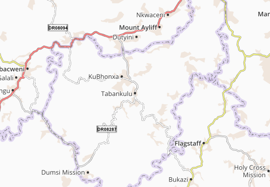 Mapa Tabankulu