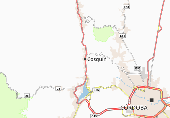 Mapa Cosquín