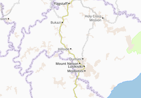 Mapa Hillside
