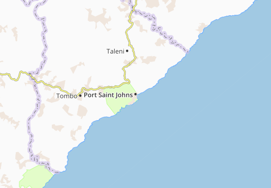 Mapa Port Saint Johns
