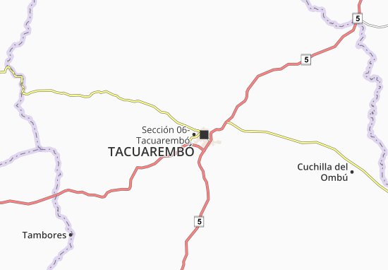 Mapa Sección 06-Tacuarembó
