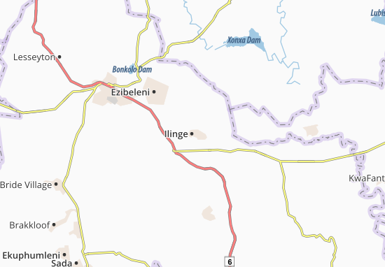 Mapa Ilinge