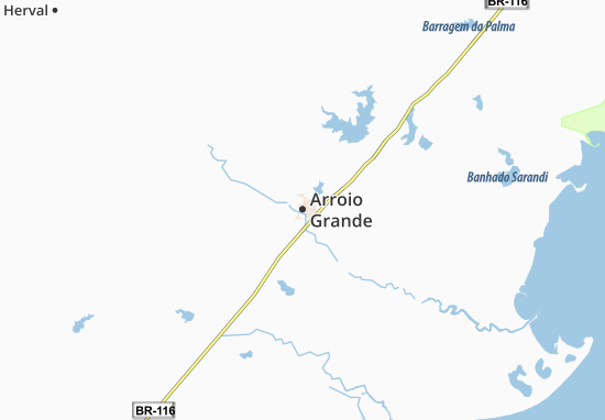 Karte Stadtplan Arroio Grande