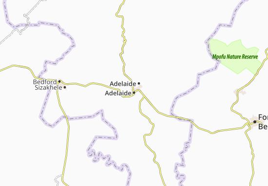 Kaart Plattegrond Adelaide