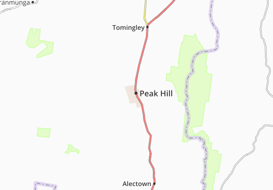 Carte-Plan Peak Hill