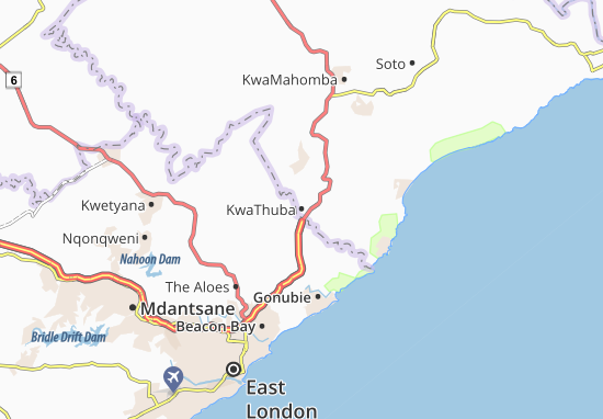 Mapa KwaThuba