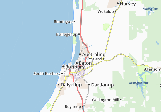 Australind Map