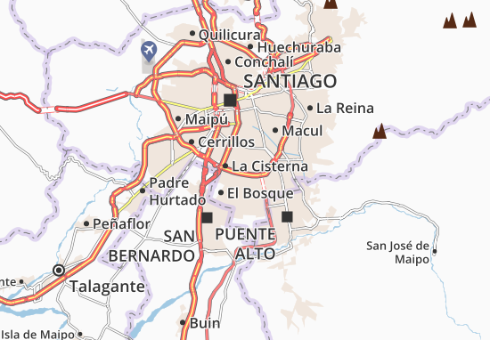 Mapa San Ramón