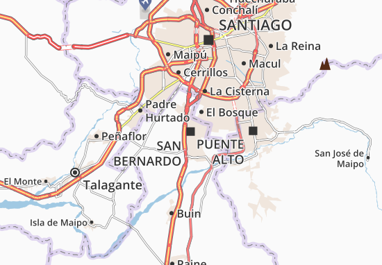 Mapa San Bernardo