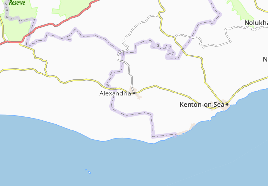 Karte Stadtplan Alexandria