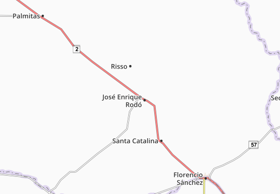 Mapa José Enrique Rodó