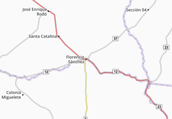 Mapa Florencio Sánchez