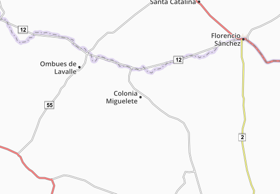 Mapa Colonia Miguelete