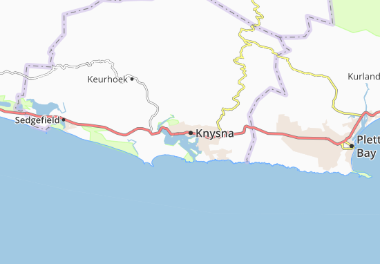 Knysna Map