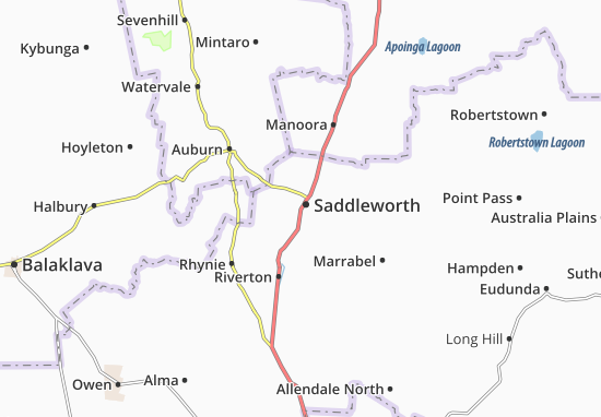 Carte-Plan Saddleworth