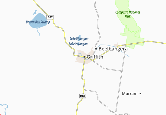 Mapa Griffith
