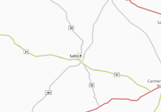 Mapa Salto