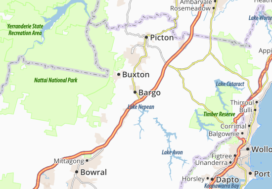 Karte Stadtplan Bargo