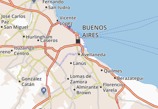 Mapa Avellaneda
