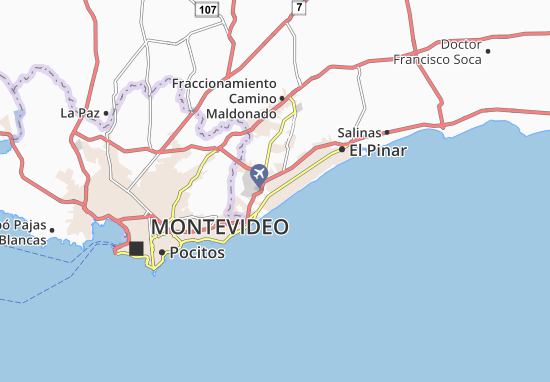 Mapa Ciudad de la Costa