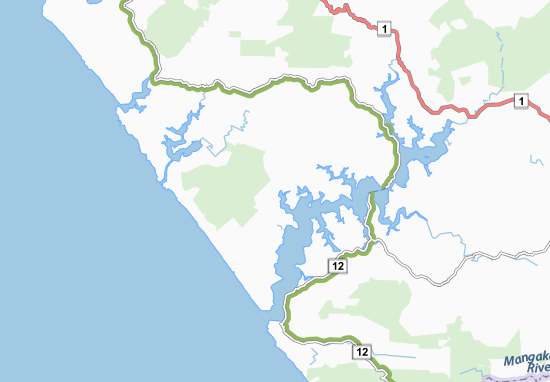 Mapa Panguru