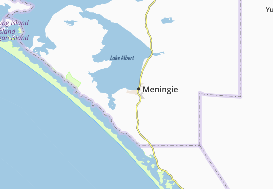 Karte Stadtplan Meningie