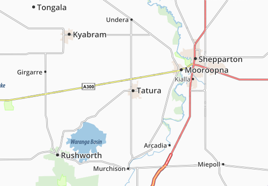 Karte Stadtplan Tatura