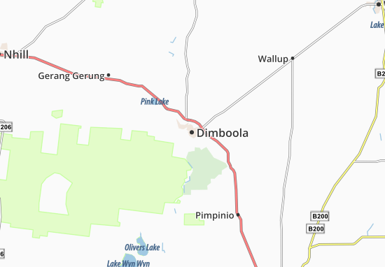 Mapa Dimboola