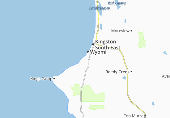 Mapa Wyomi