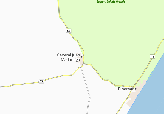 General Juan Madariaga Map