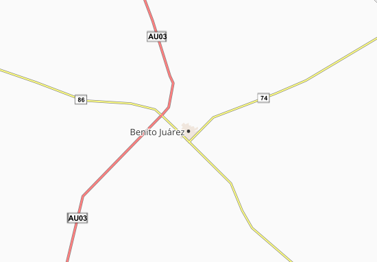 Mapa Benito Juárez