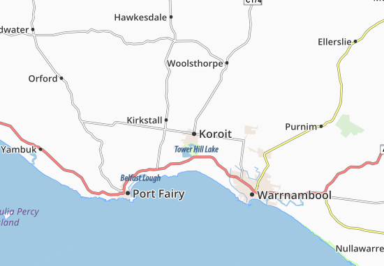 Mapa Koroit